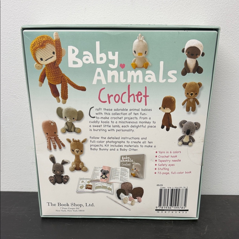 Baby Animals Crochet Craft Kit - Picture 2 of 3